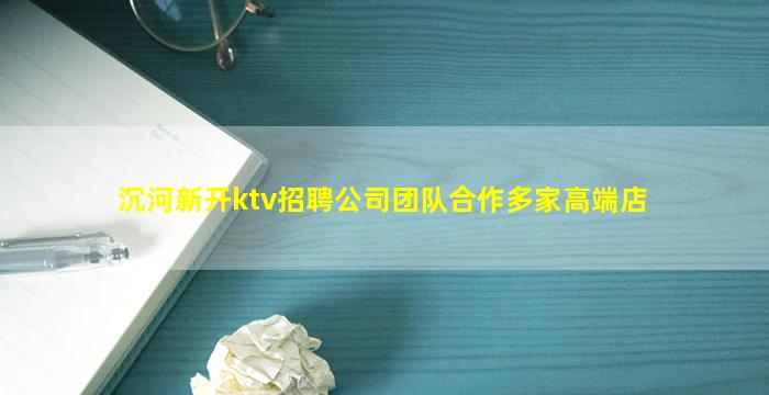 沉河新开ktv招聘公司团队合作多家高端店